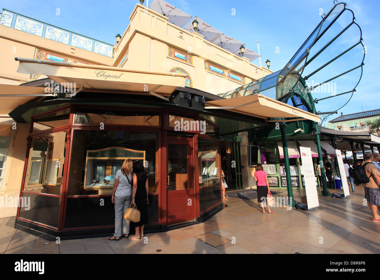 Les bijoux Chopard à la Place du Casino, Monaco, Principauté de Monaco Banque D'Images