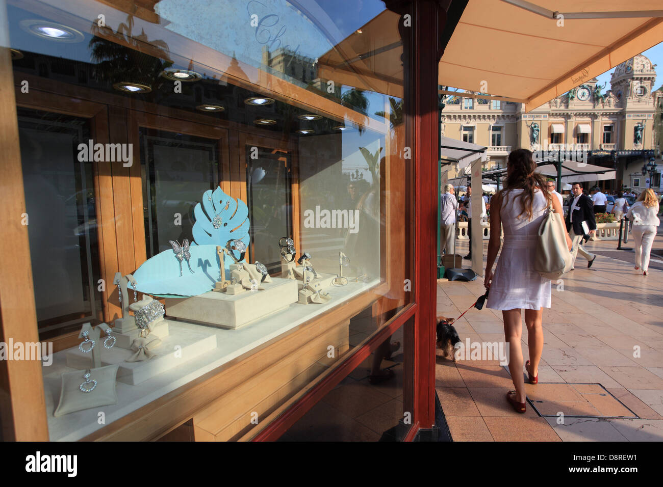 Les bijoux Chopard à la Place du Casino, Monaco, Principauté de Monaco Banque D'Images