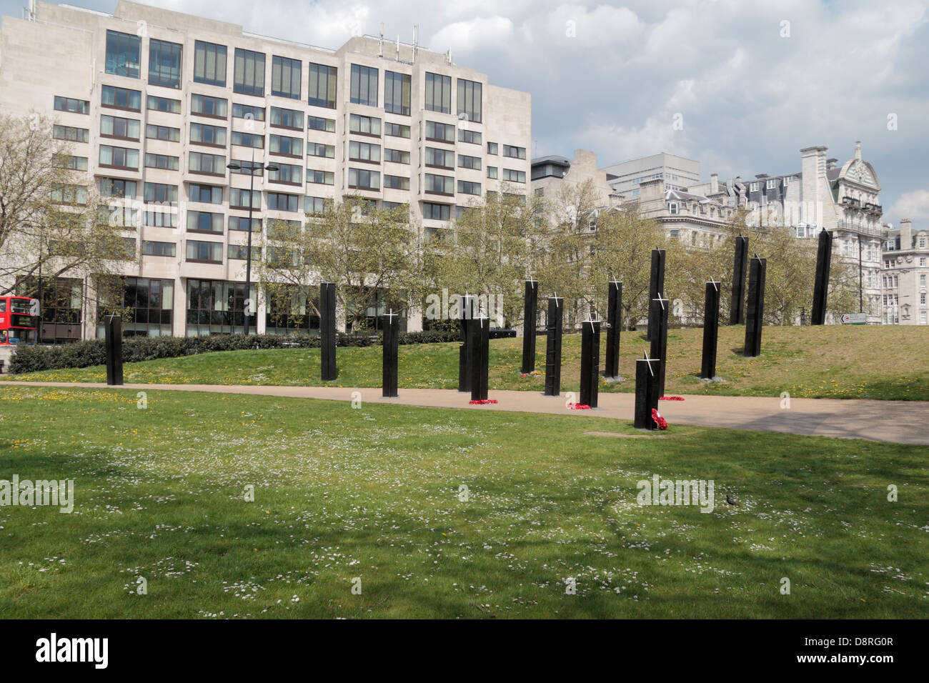 La Nouvelle Zélande War Memorial, sur Hyde Park, Londres. Mai 2013 Banque D'Images