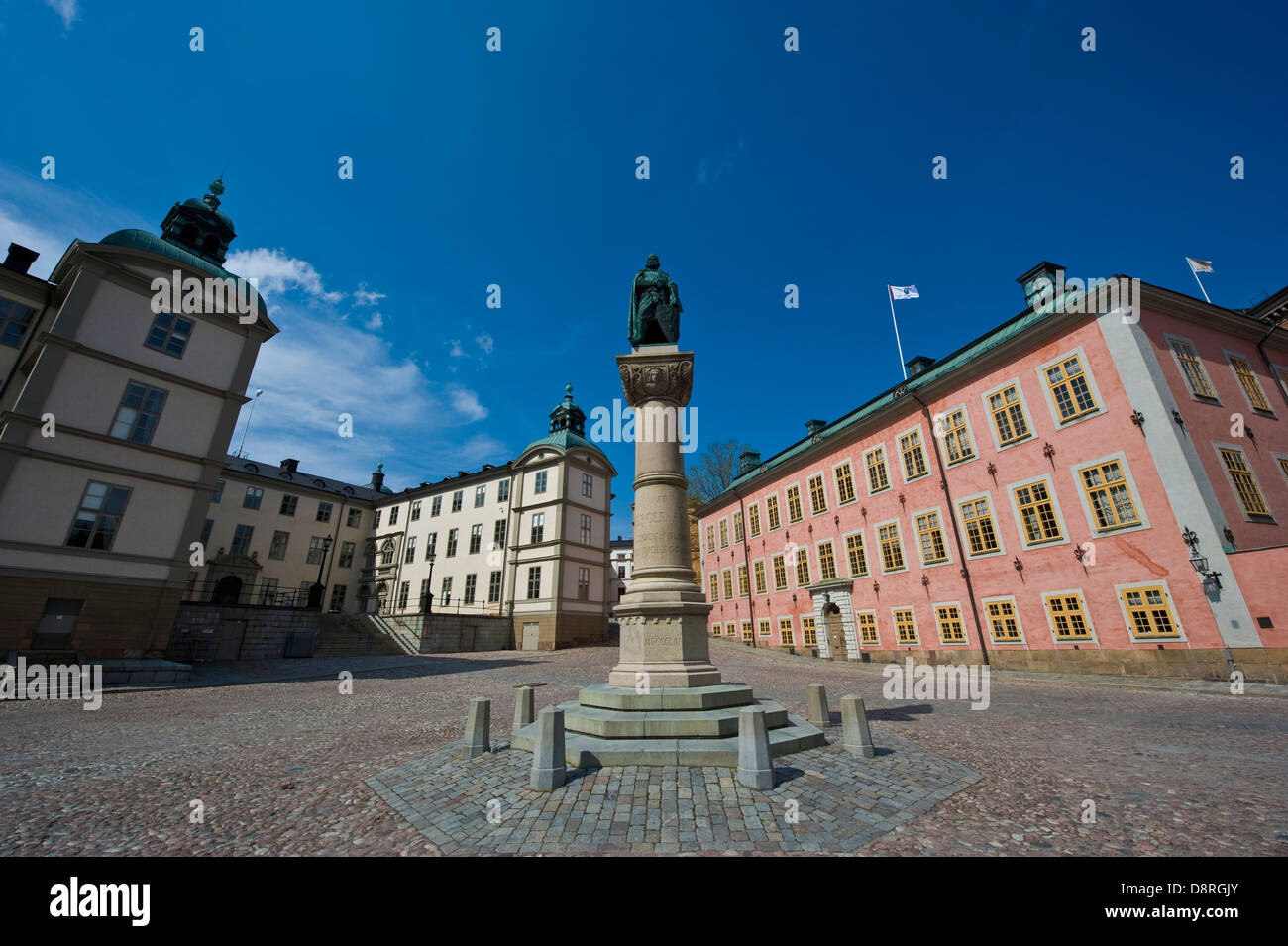 Dans l'île de Riddarholmen Stockholm. Banque D'Images