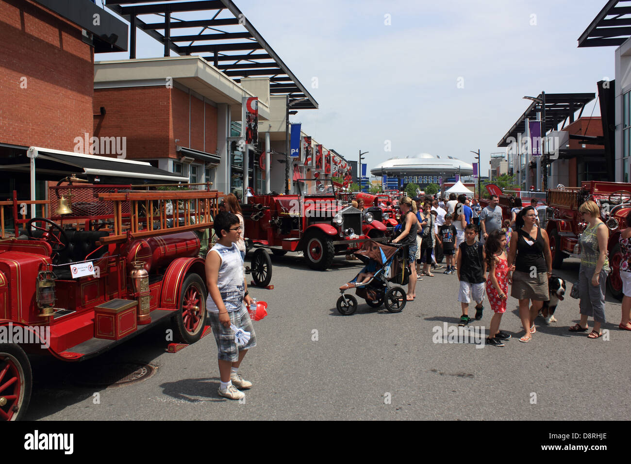 Festival des pompiers au Canada. Banque D'Images