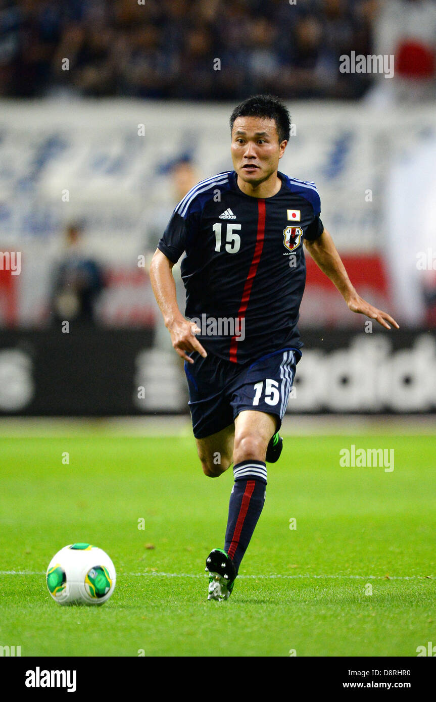 Yasuyuki Konno (JPN), le 30 mai 2013 - Football / Soccer : Kirin Challenge Cup 2013 match entre le Japon 0-2 Bulgarie chez Toyota Stadium à Aichi, au Japon. (Photo de bla) Banque D'Images