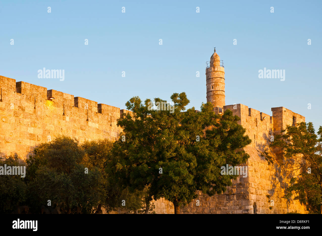 La citadelle de David à Jérusalem, Israël Banque D'Images