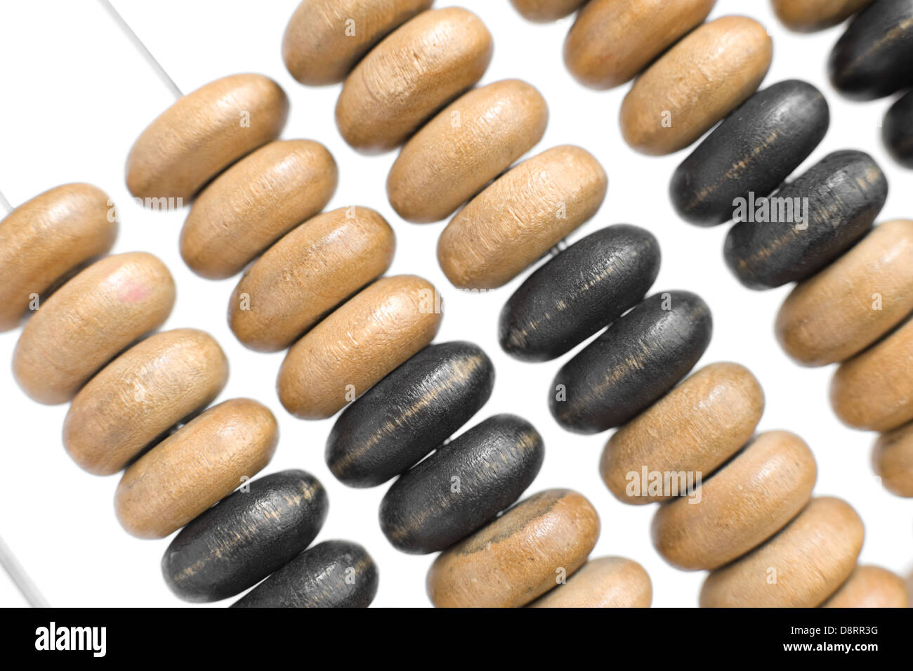Perles de comptage abacus Banque D'Images