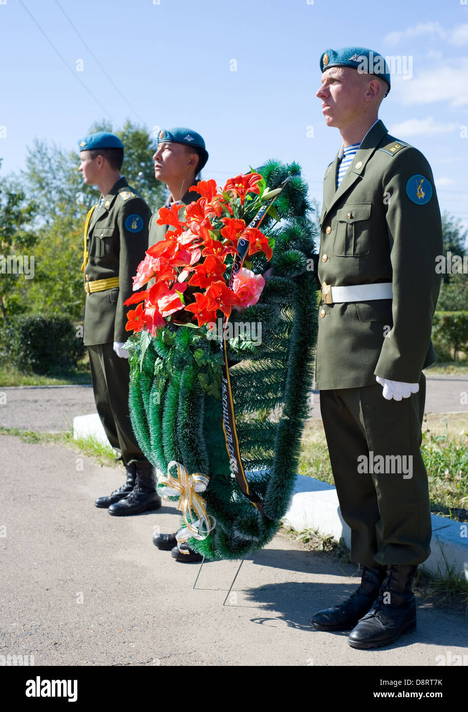 Gerbe de soldats en Afghanistan Banque D'Images