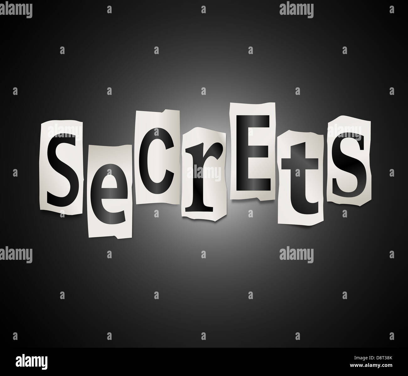 Secrets. Banque D'Images
