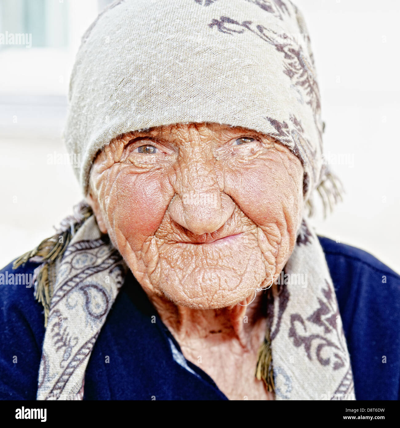 Senior woman portrait Banque D'Images
