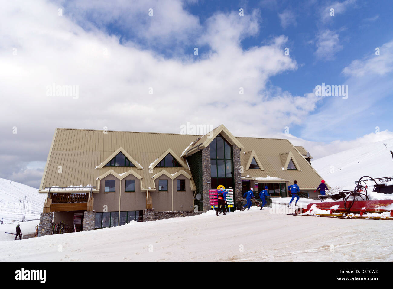 Le Lecht Ski Centre, Moray, Ecosse Banque D'Images