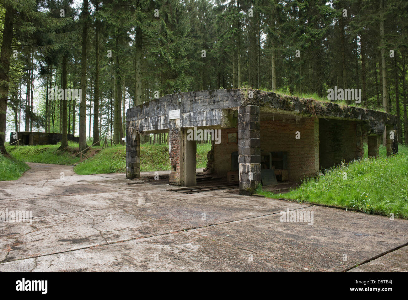 Le site abri à Ardouval ww2 V1 site de lancement Normandie, France Banque D'Images