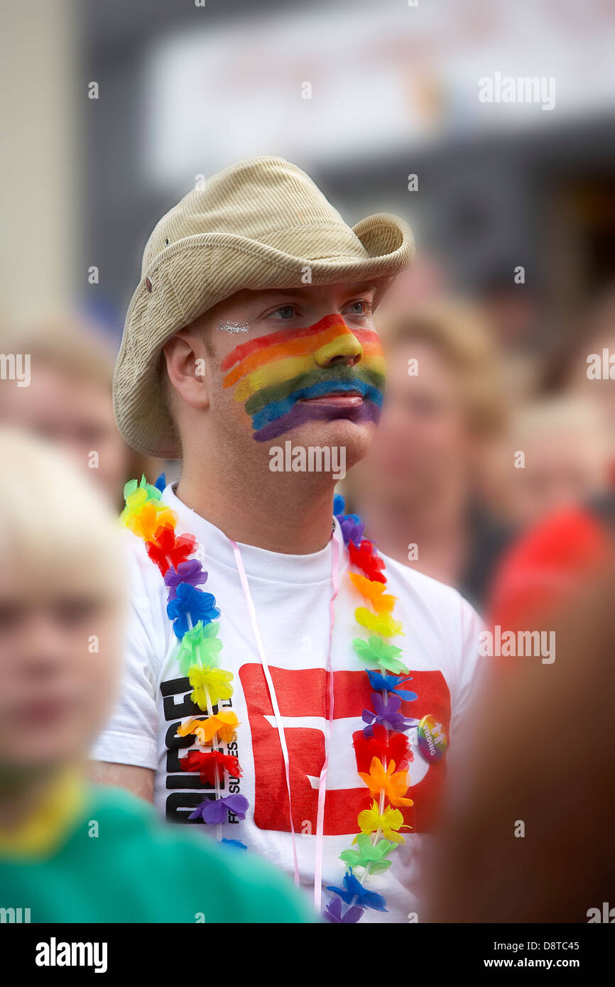 Gay Pride, Reykjavik, Islande Banque D'Images