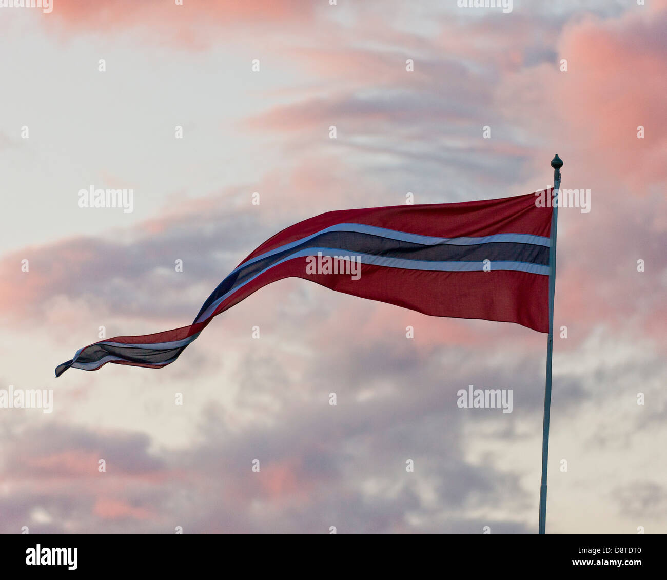 Pavillon norvégien, Norvège Banque D'Images