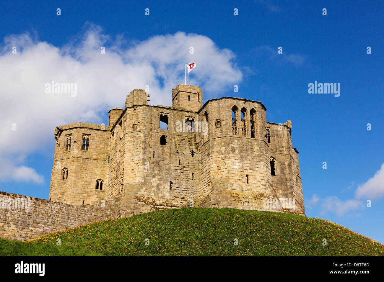 Château de Warkworth Banque D'Images