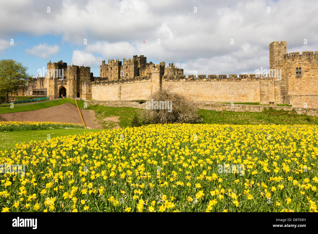 ch-teau-d-alnwick-banque-de-photographies-et-d-images-haute