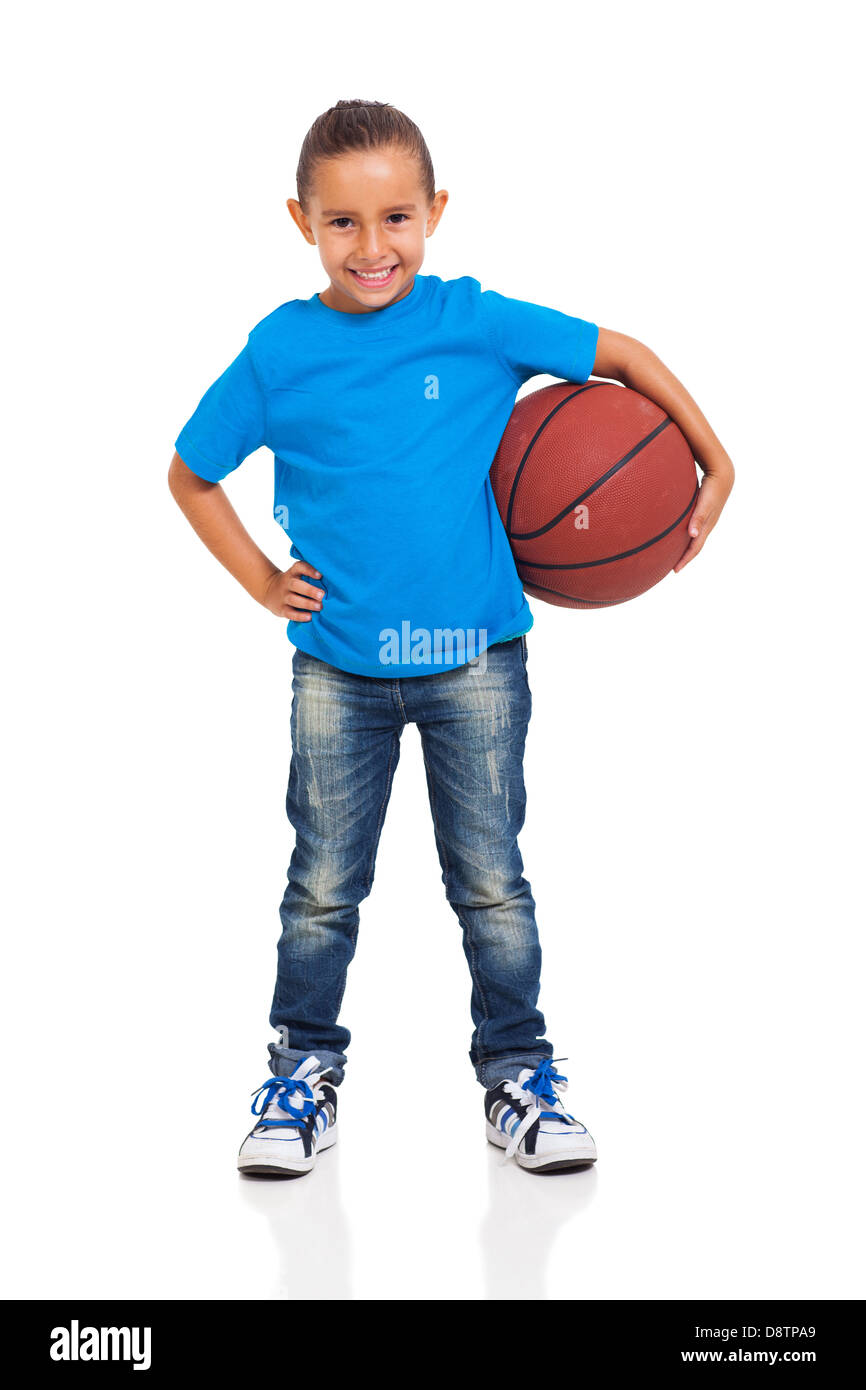 Fille Qui Joue Au Basket Banque D'images Détourées - Alamy