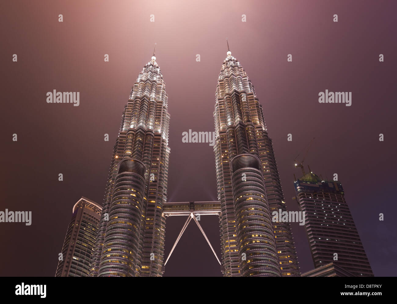 Twin Towers à Kuala Lumpur (Malaisie) Banque D'Images