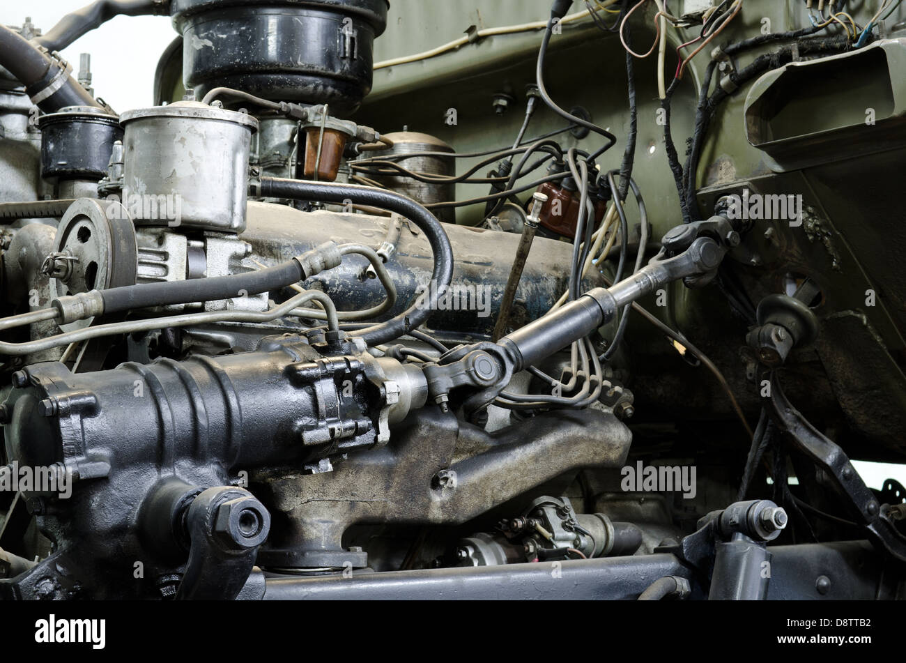 Moteur à essence obsolètes Banque D'Images