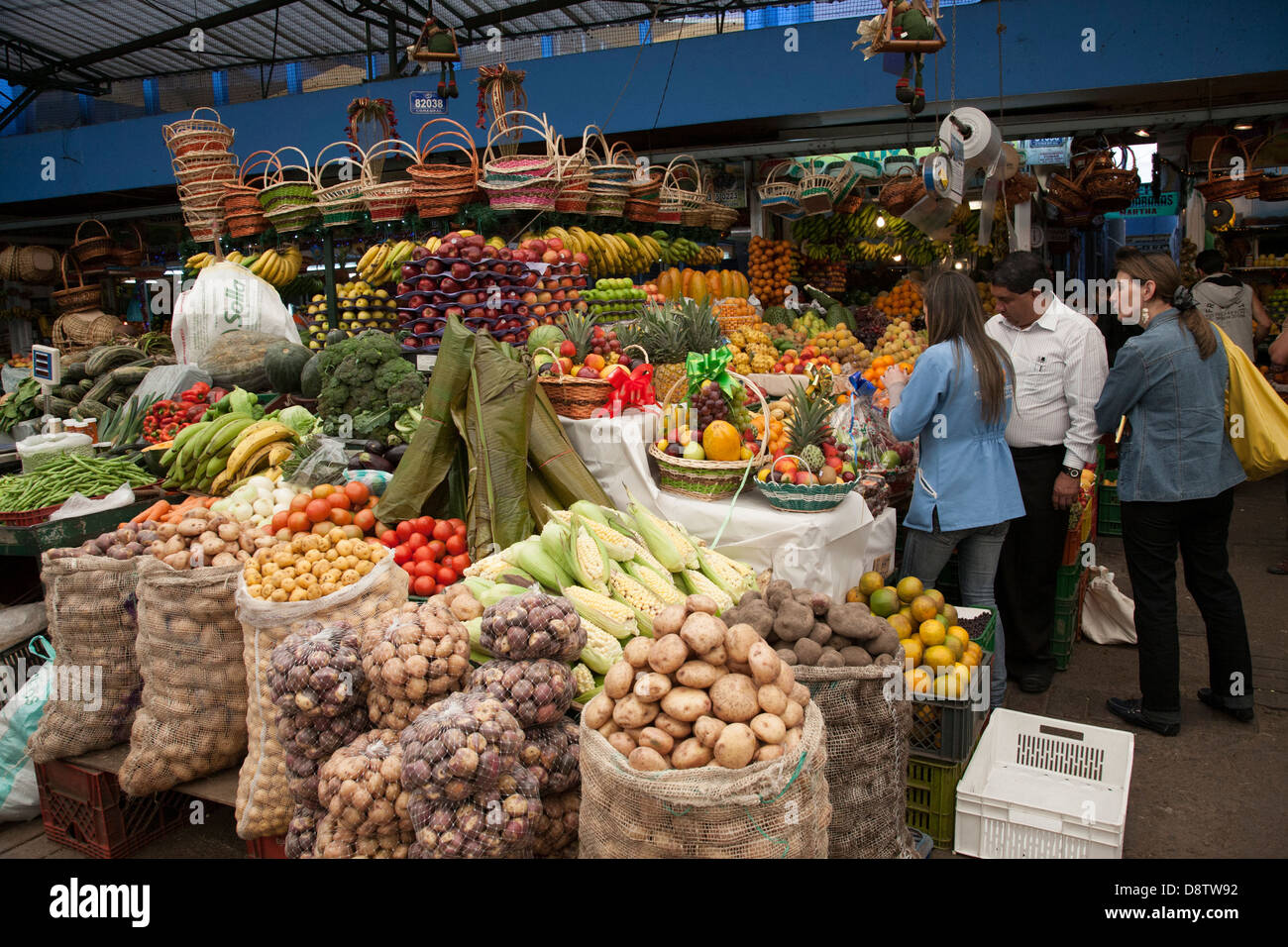 Paloquemao food market, Bogota, Colombie Banque D'Images