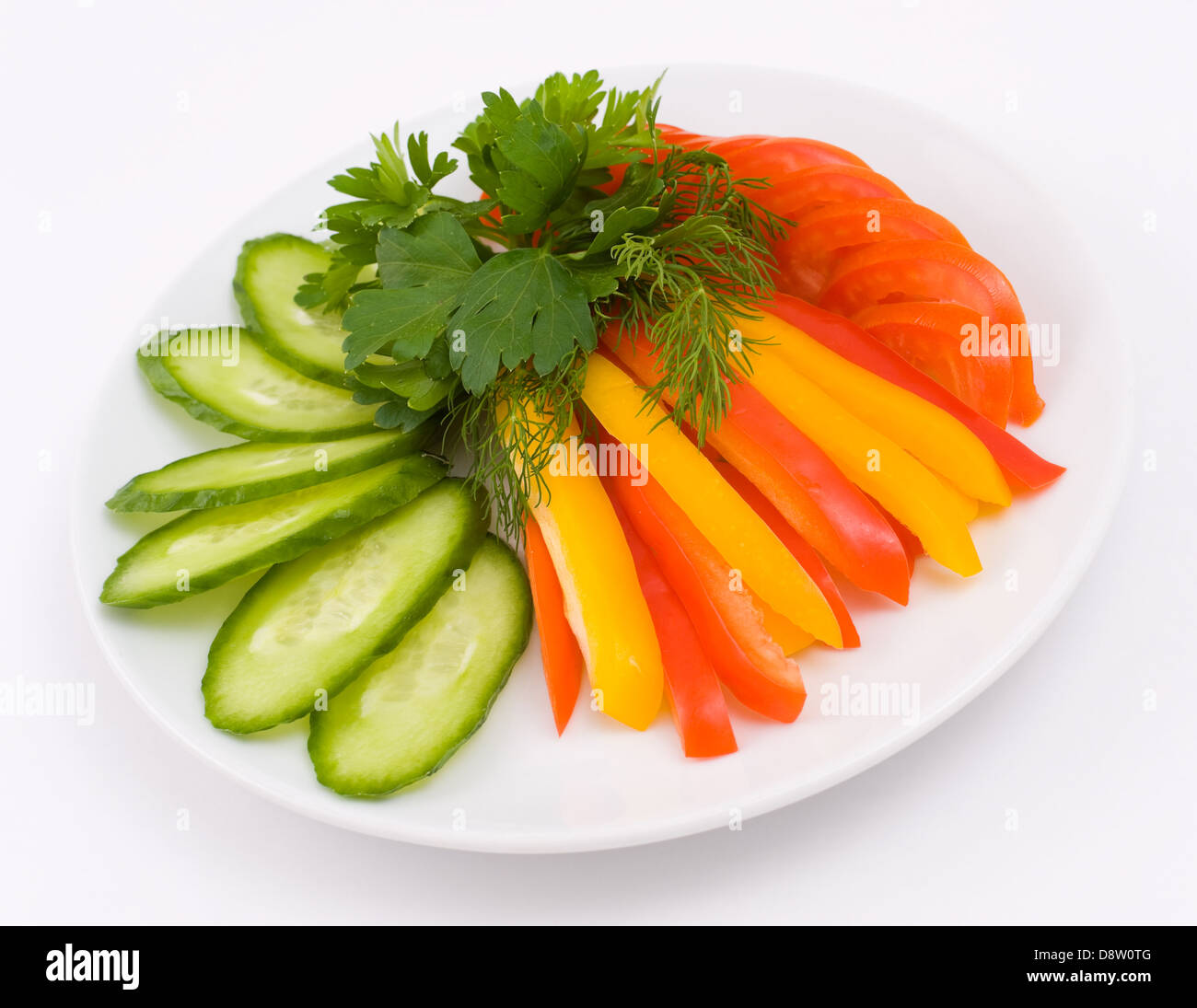 Légumes variés, macro Banque D'Images