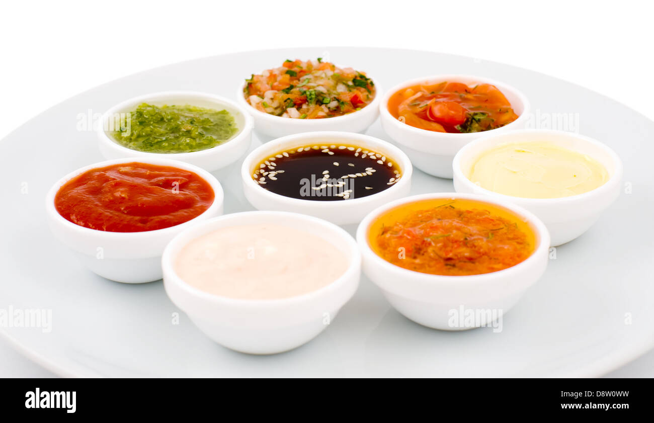 palette de sauces Banque D'Images