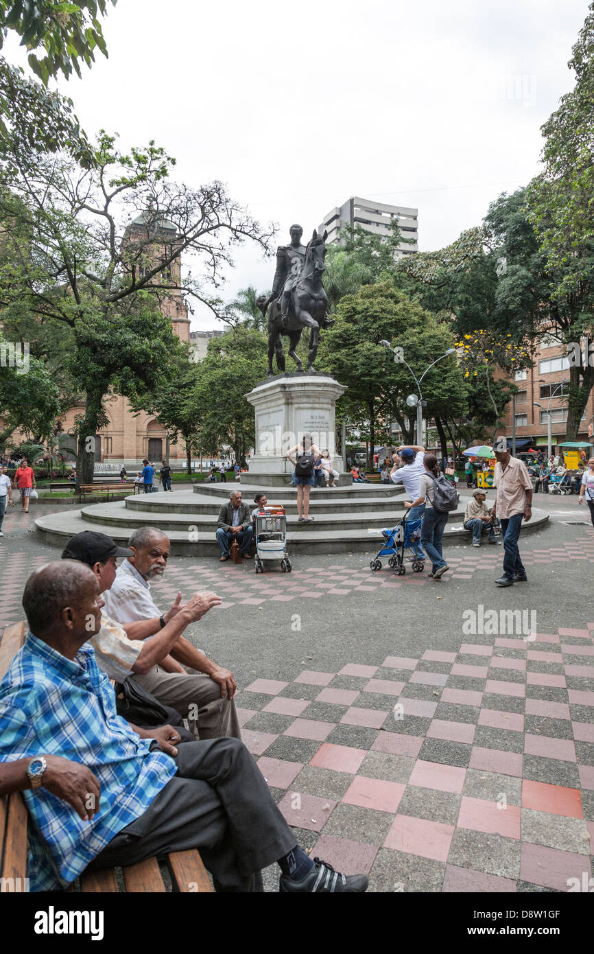 Parque de Bolivar, Medellin, Colombie Banque D'Images