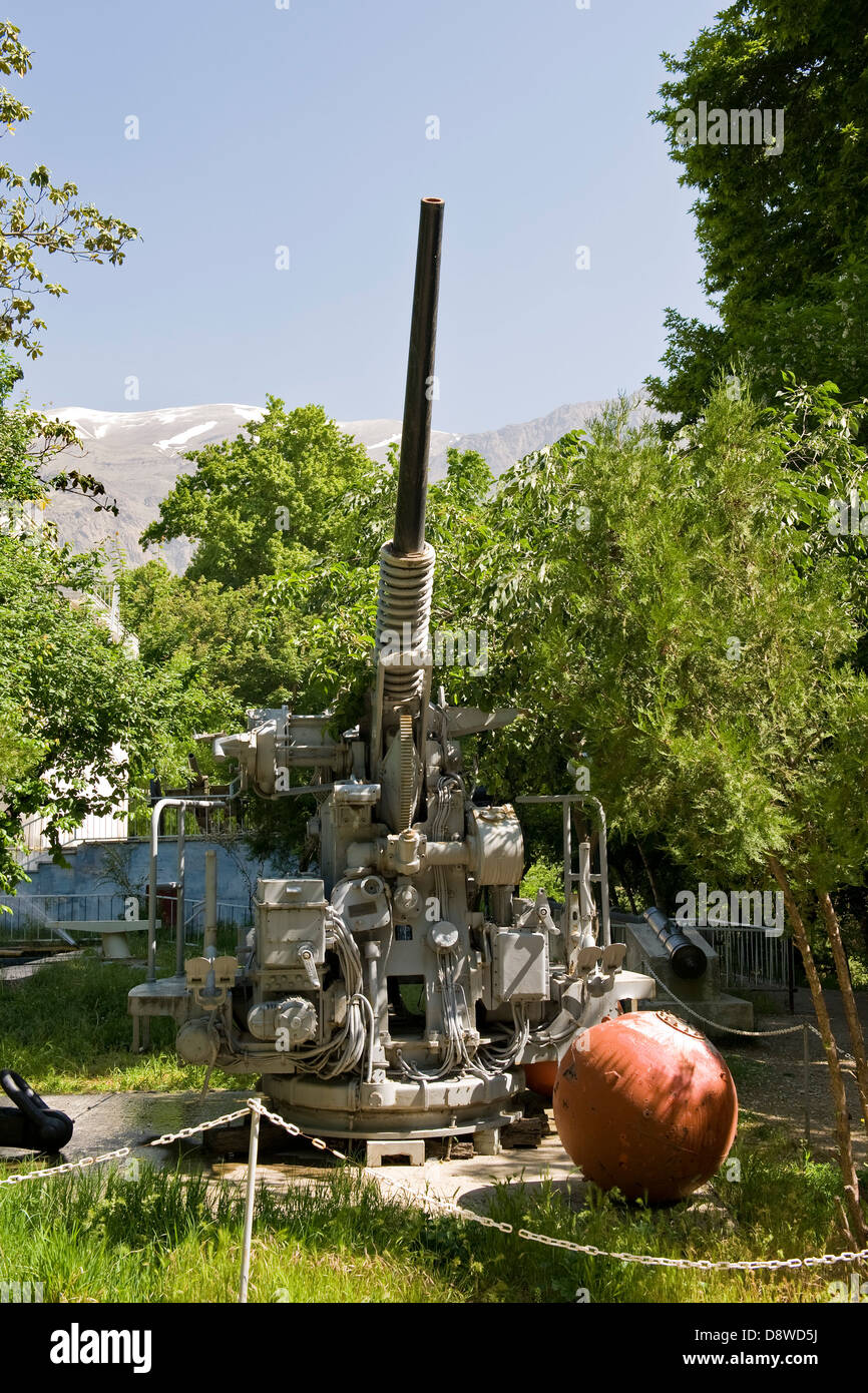 L'Iran, Téhéran, musée militaire Banque D'Images