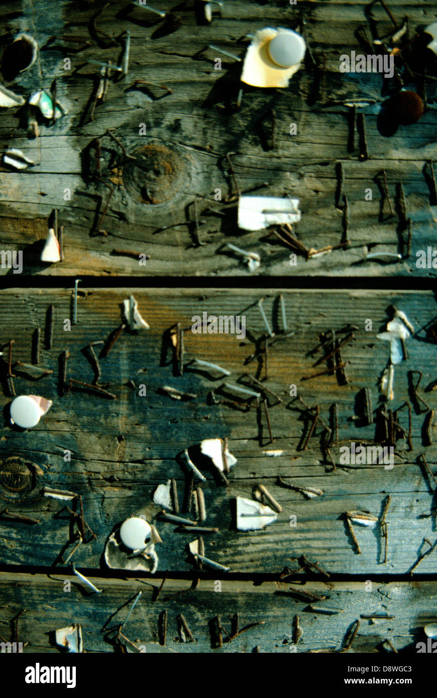 Dimensions-pins sur l'affichage. Banque D'Images