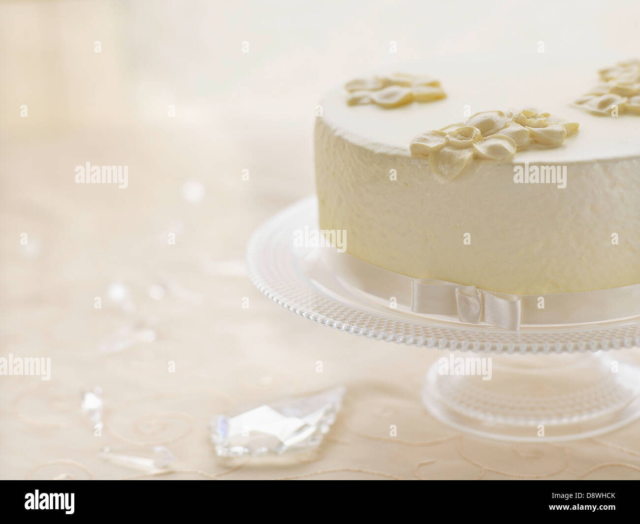 Anniversaire gâteau décoré à la pâte d'amande, création Dalloyau Banque D'Images