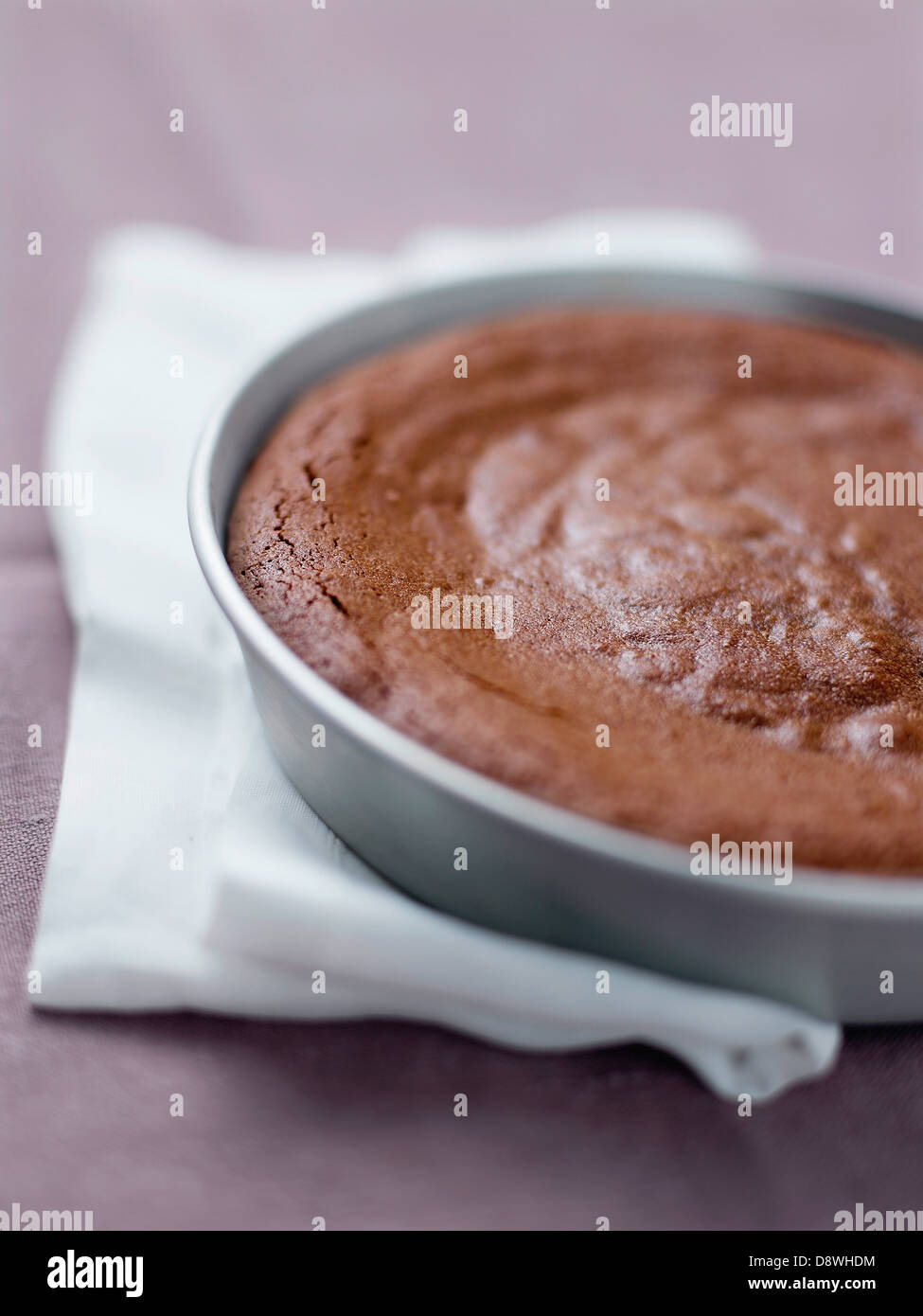 Flourless chocolate cake Banque D'Images
