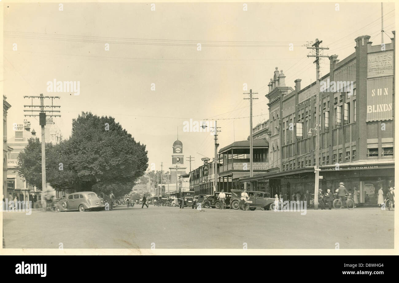 Dean Street, Albury Banque D'Images