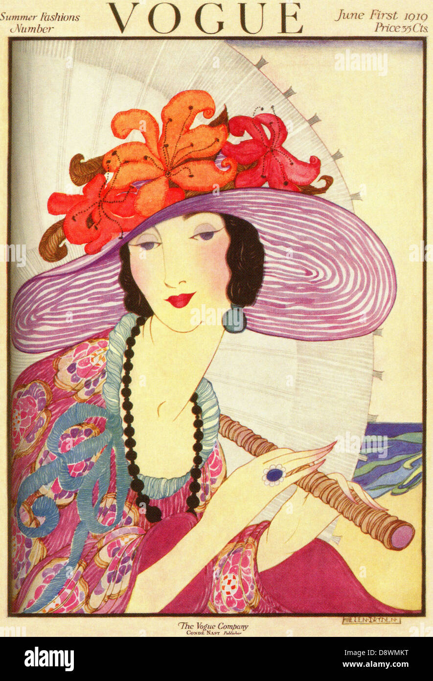 Couverture de Vogue 1919 de Vintage Advertising Collection en