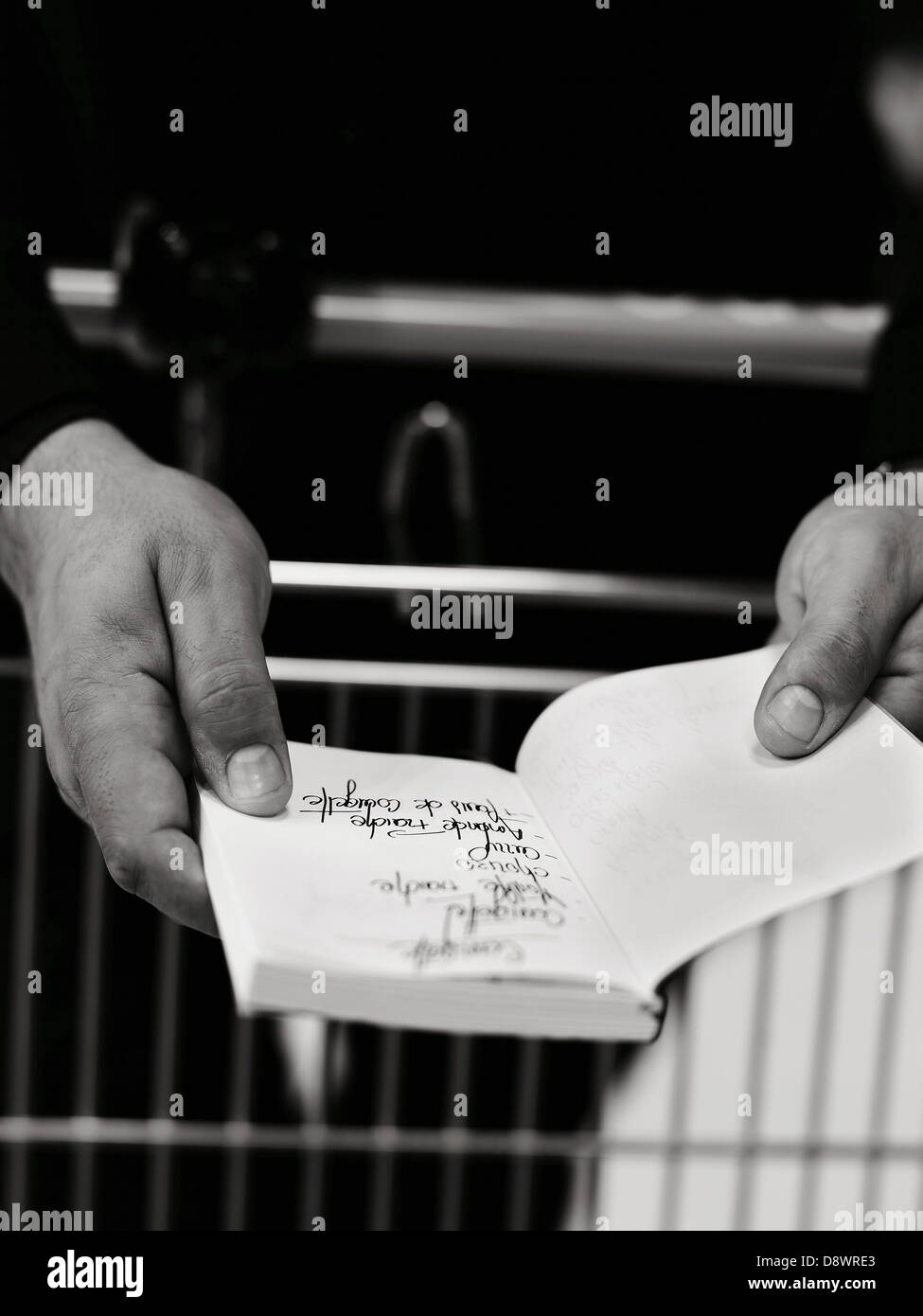 Liste d’achats Banque D'Images