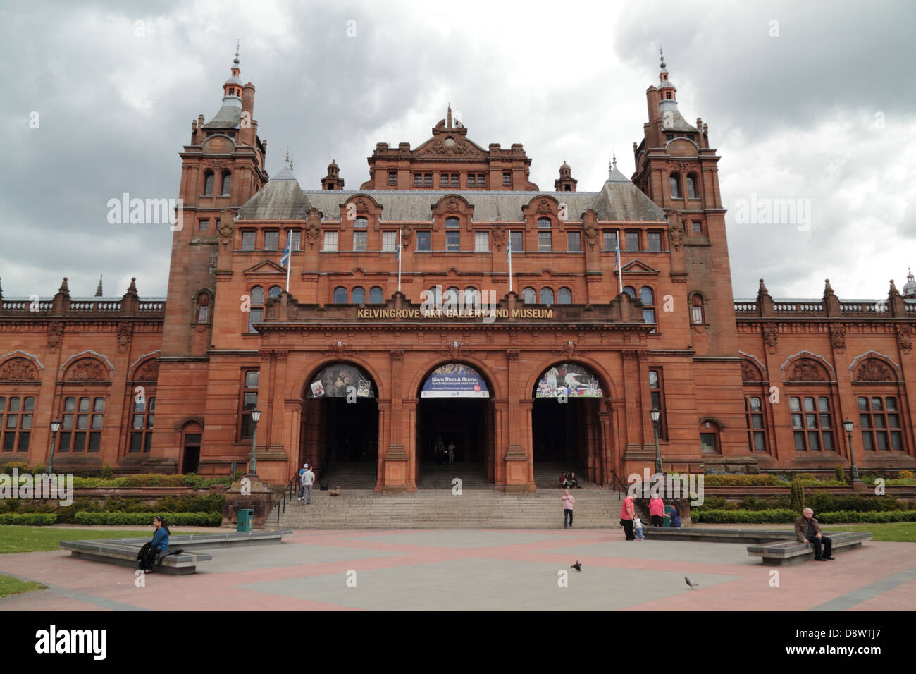 Le parc Kelvingrove, Art Gallery and Museum, Glasgow, Écosse, Royaume-Uni Banque D'Images