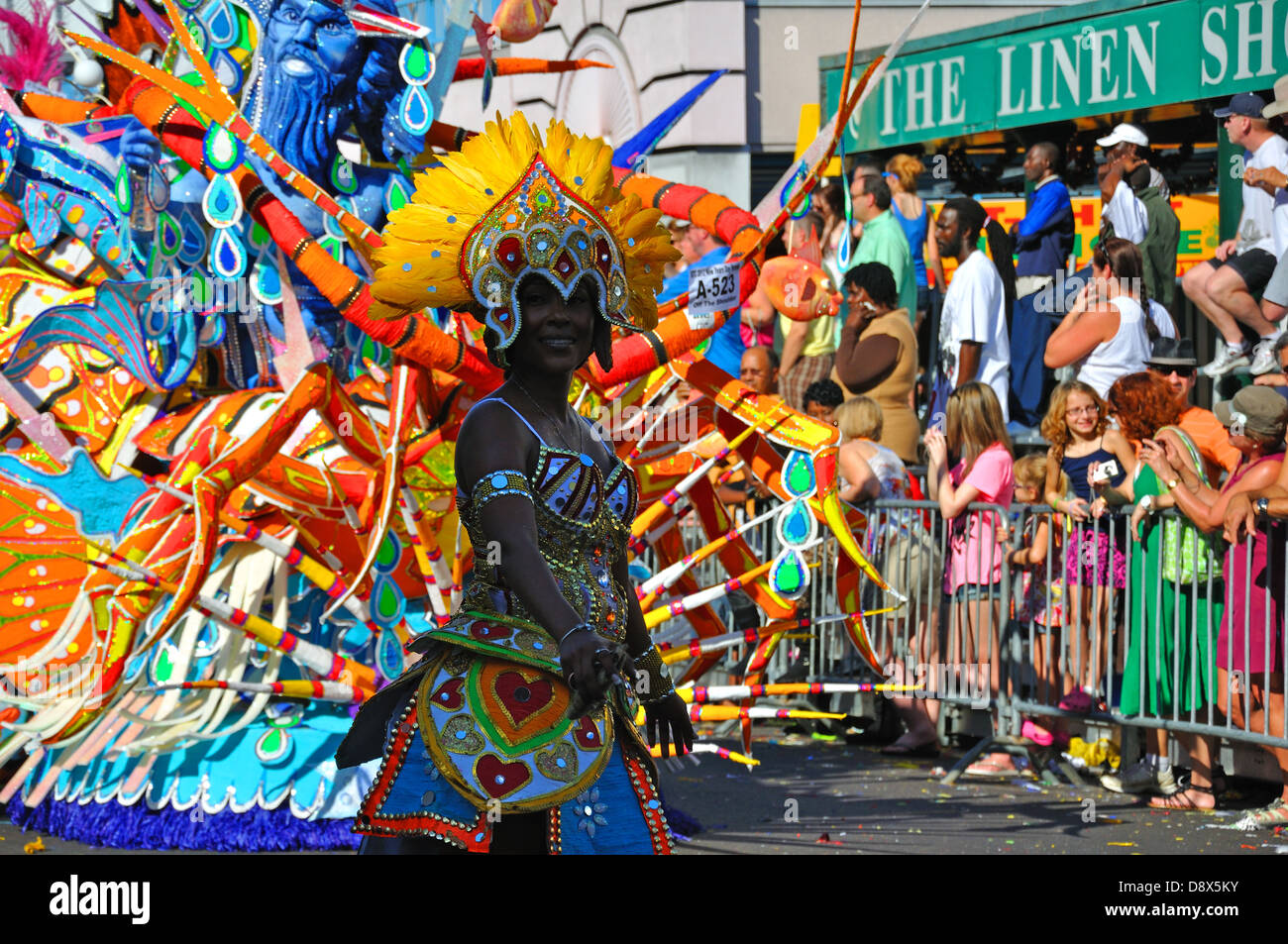 Junkanoo Parade - Nouvel An Carnaval à Nassau, Bahamas Banque D'Images