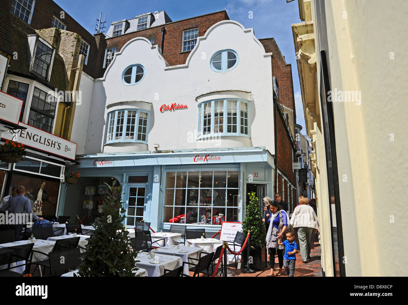 Boutique Cath Kidston dans le district de Brighton Lanes au Royaume-Uni (maintenant fermée) Banque D'Images