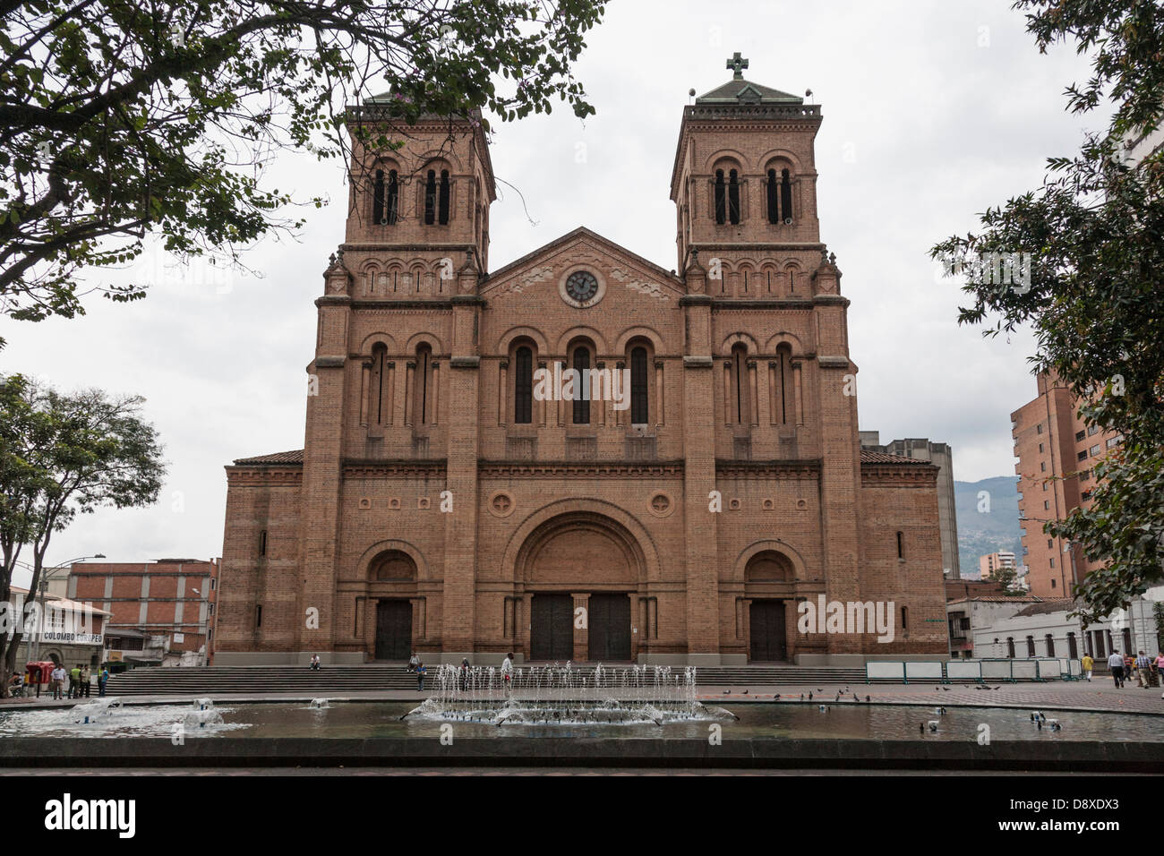 Catedral Metropolitana, Medellin, Colombie Banque D'Images