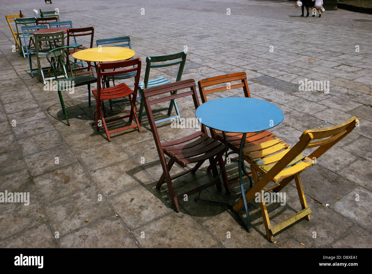 Restaurant en plein air Banque D'Images