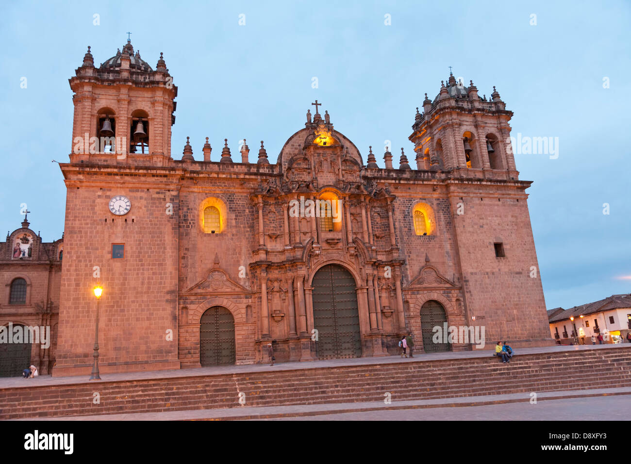 Cathedral, Plaza de Armas, Cuzco, Pérou Banque D'Images