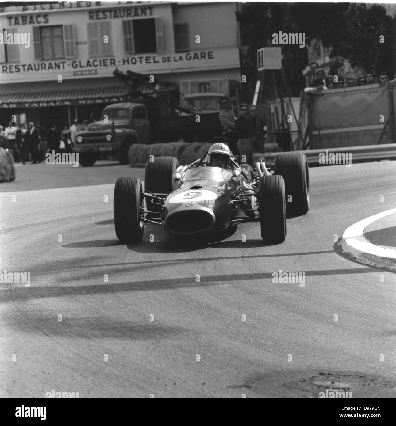 Brabham Repco V8 Denny Hulme gagnant du Grand Prix de Monaco 1967 Banque D'Images