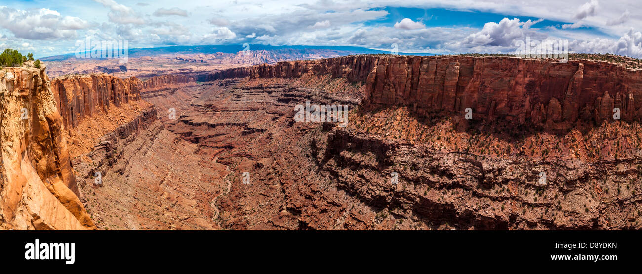 Canyon Road longue donnent sur Banque D'Images