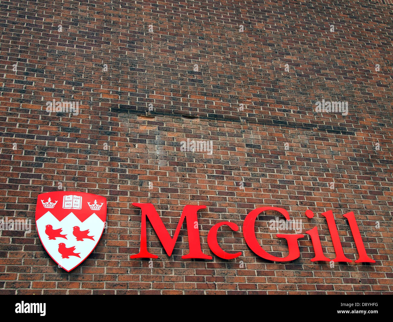 Bâtiment en brique, de l'Université McGill, Montréal, Québec, Canada Banque D'Images