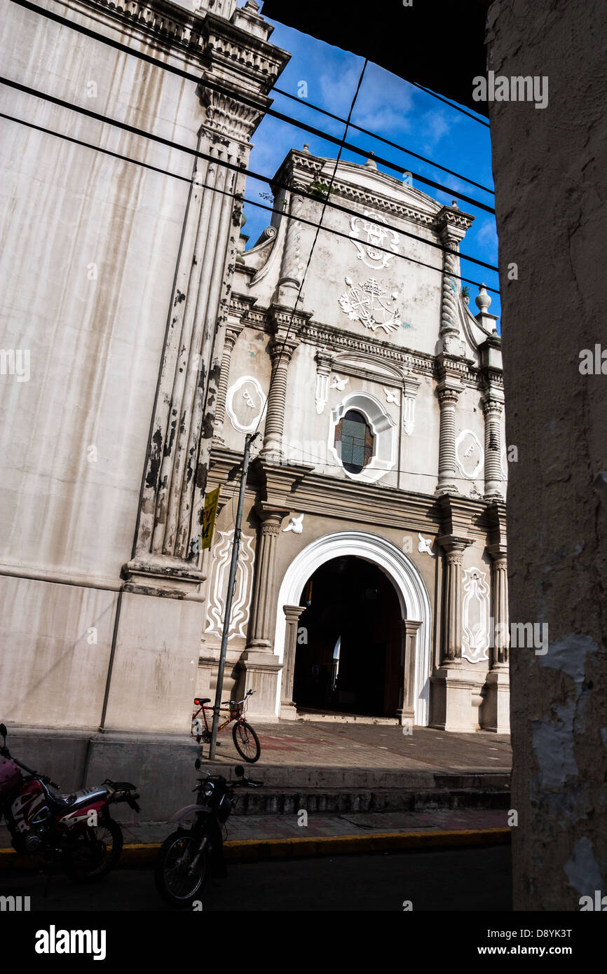 La Merced Churchin Léon, Nicaragua Banque D'Images