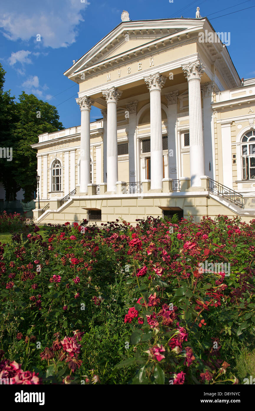 Façade du musée archéologique dans la région de Odessa, Ukraine Banque D'Images