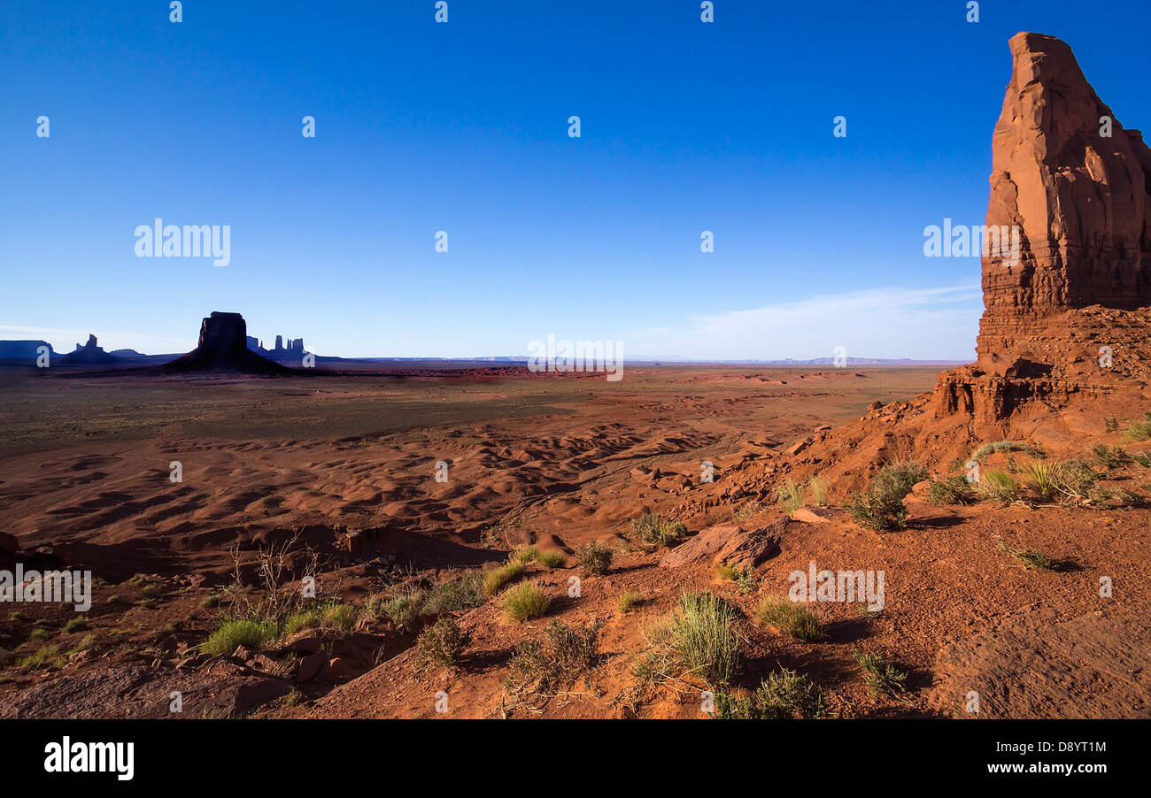 Artist's Point - Monument Valley Banque D'Images