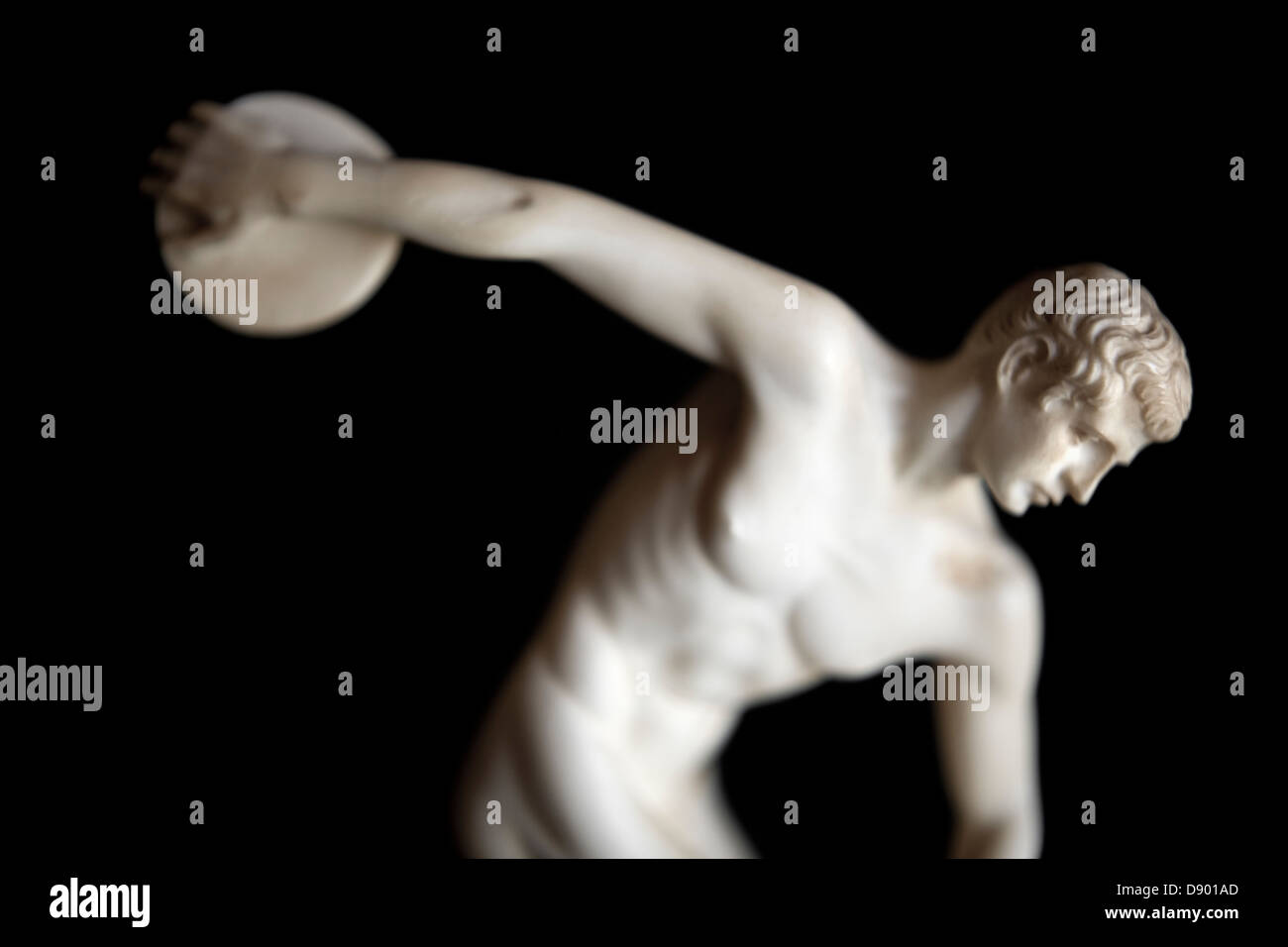 (Discobolos discus-thrower). Banque D'Images
