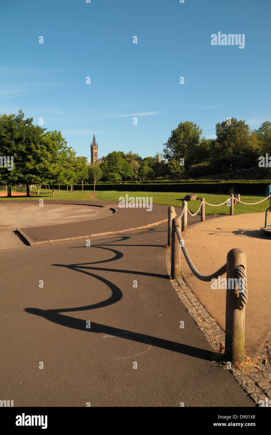 Le parc Kelvingrove, Glasgow, Écosse, Royaume-Uni Banque D'Images