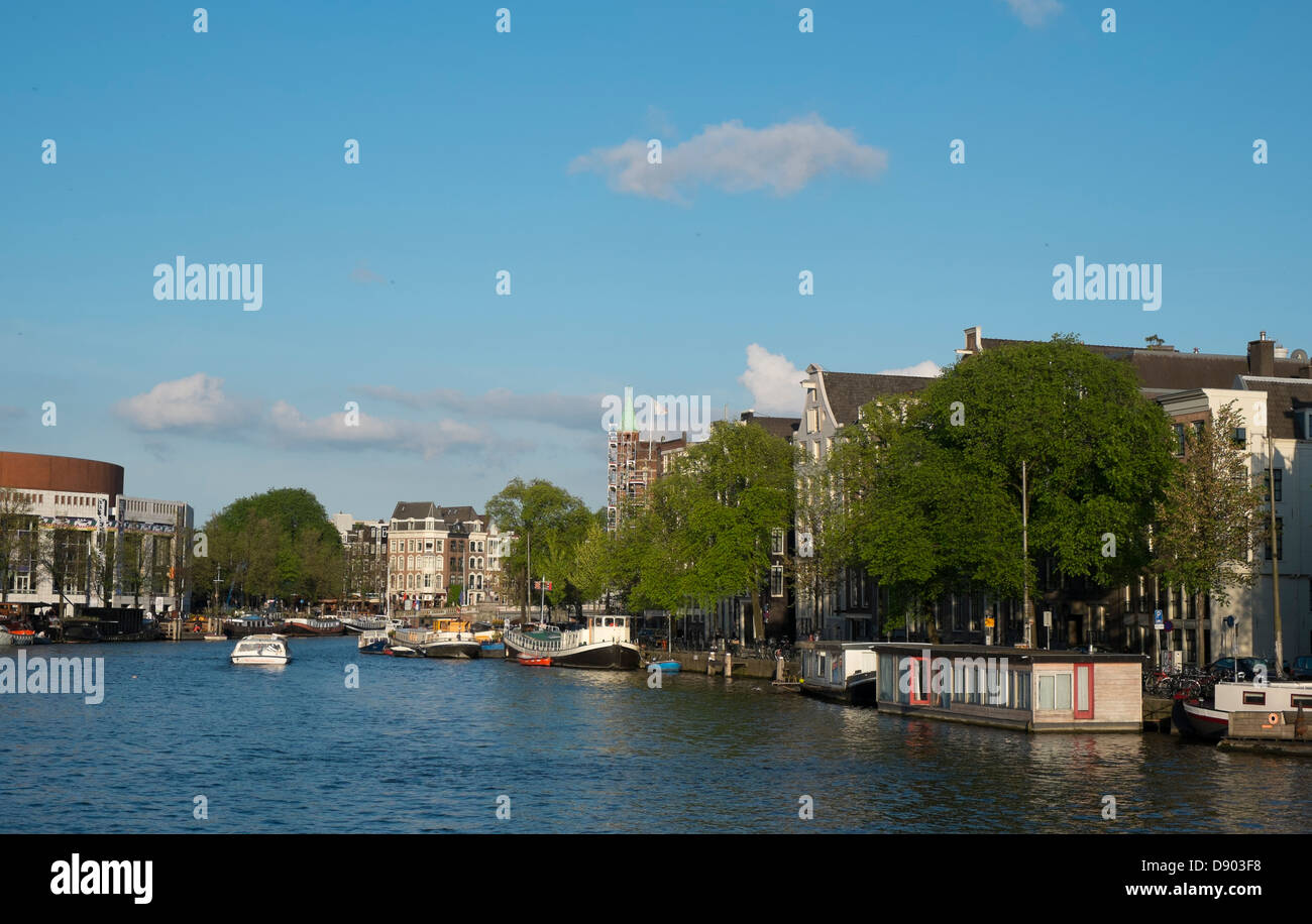 Pays-bas, Amsterdam, Amstel Banque D'Images