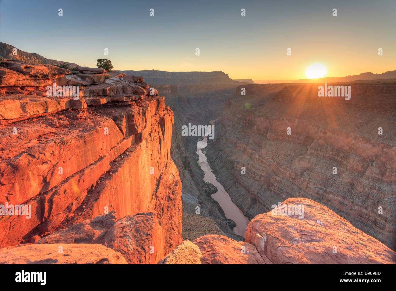 Aux Etats-Unis, l'Arizona, le Parc National du Grand Canyon (North Rim), Toroweap (Tuweep) donnent sur Banque D'Images