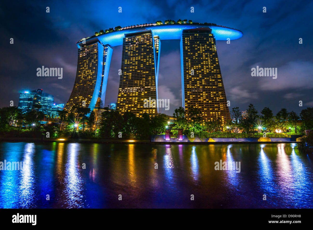 Marina Bay, Singapour Banque D'Images
