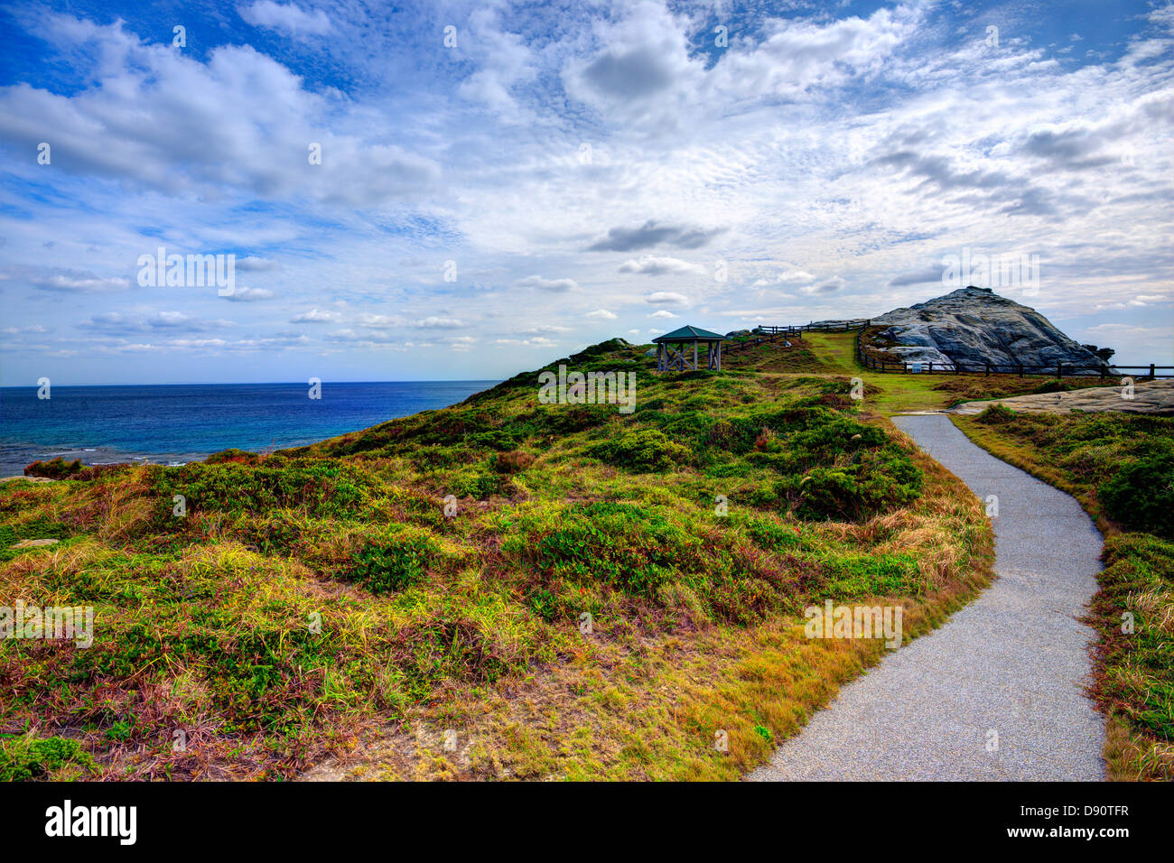 Paysage sur l'île de Tokashiki, Okinawa, Japon. Banque D'Images
