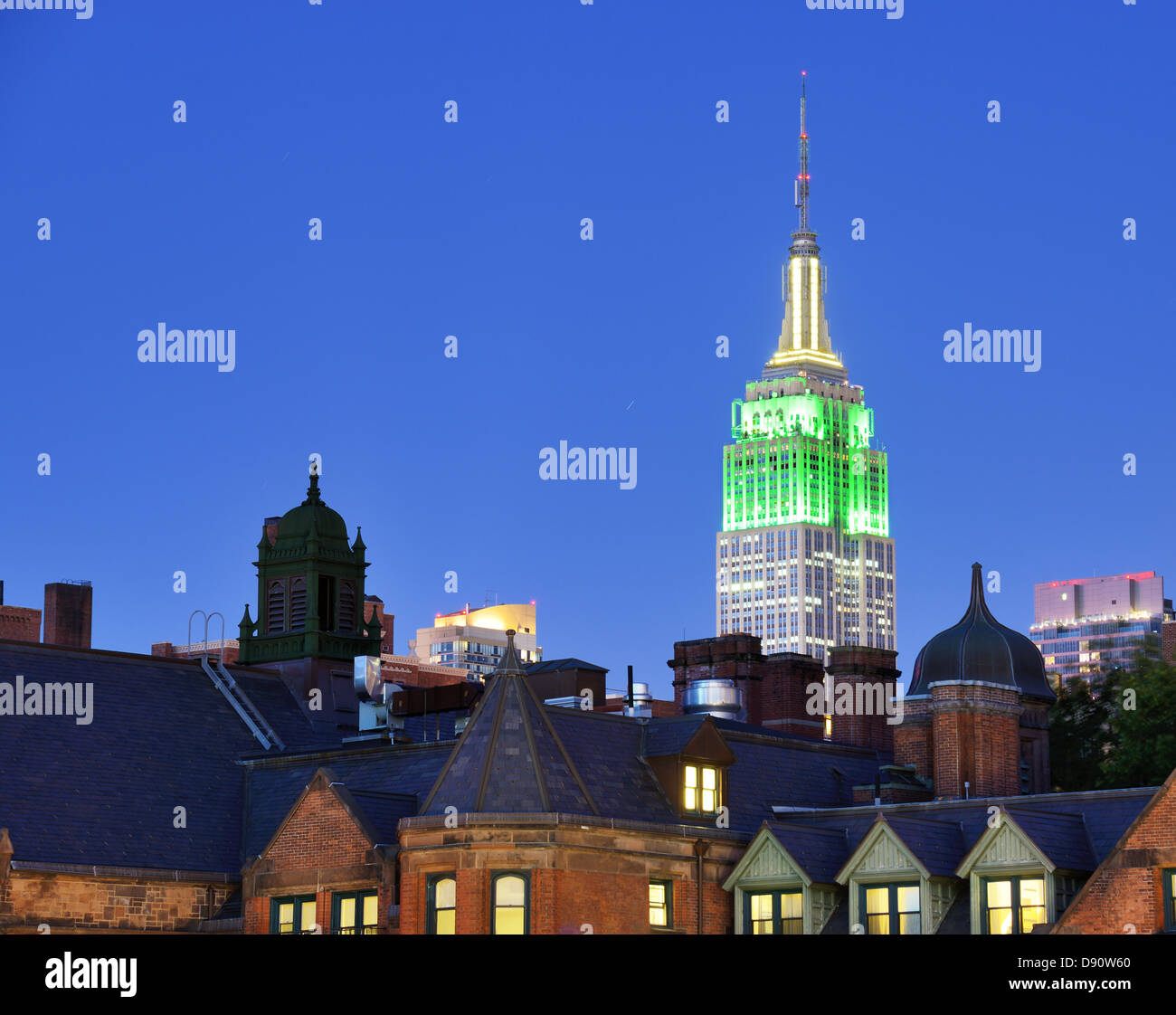 Gratte-ciel historique de la ville de New York. Banque D'Images